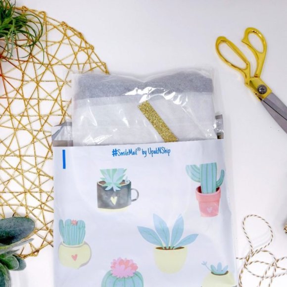 50 10x13 Succulent Poly Mailers PRICE IS FIRM - Picture 2 of 2